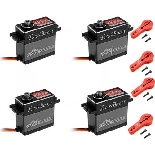 JX Ecoboost CLS6331 30KG High Torque Servo 180 Degree CNC Shell Metal Gear Coreless Digital Servo + 25T Metal Arm For RC Model