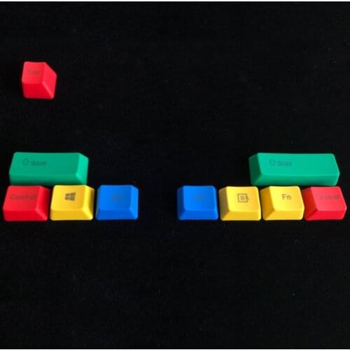 10 Keys PBT Keycaps OEM Profile Mechanical Keyboard Keycap RGBY Color CMYK Modifiers For Similar Cherry MX Switches DIY Gaming