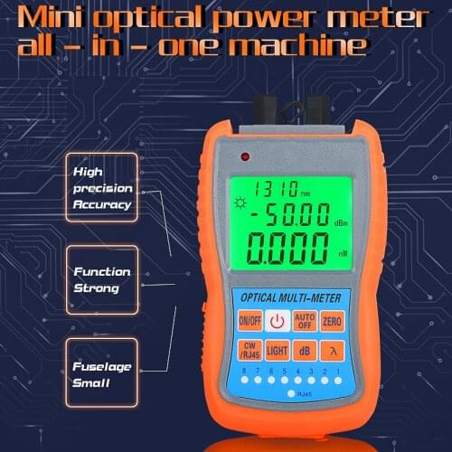 Mini optical power meter integrated machine red light pen 10km light pen With network tester AUA-G50B