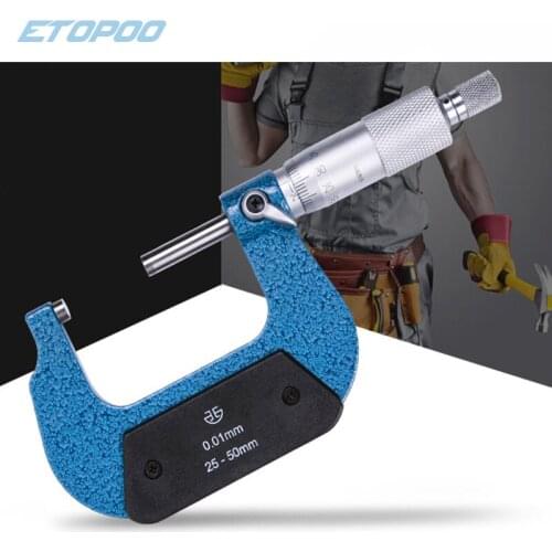 Xibei CNC Outside Micrometers 0-25 25-50 50-75mm Accuracy 0.01mm Metalworking Measuring Gauging Tools Measurement