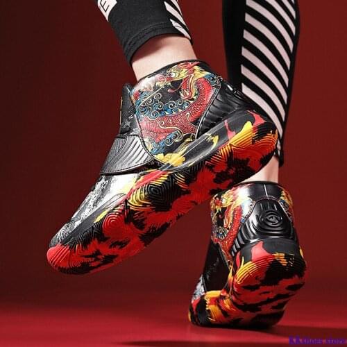 New Products Sneakers Couple Graffiti Leather Flat Shoes Sneakers Designer Running Shoes Fashion Sneakers Color Matching Gaobang
