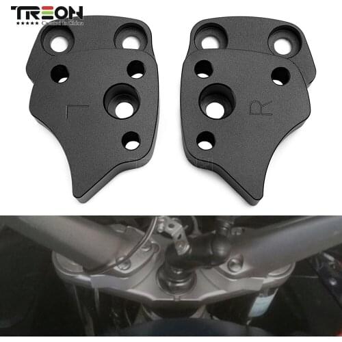 Handlebar Risers For Yamaha FJR1300 FJR 1300 2001 2002 2003 2004 2005 Motorcycle CNC Handle Bar Risers Height Up Adapters Clamp