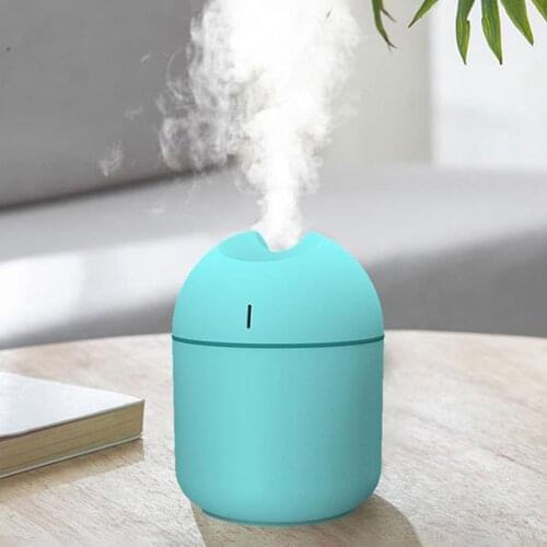 2 Modes Portable Mist Spraying Air Humidifier 200ml USB Aromatherapy Essential Oil Diffuser with LED Light for Home Office Car