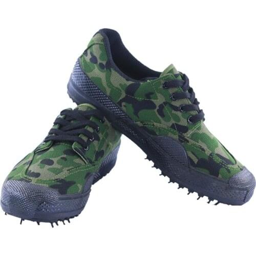 Work shoes low top students' military training shoes vulcanized shoes camouflage shoes