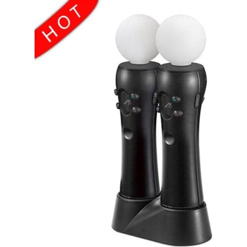 Dual Charger Charging Dock Station Stand Holder Base Sony Play Station PS4 VR Move PSVR PS 4 Controller Accessories Wholesales