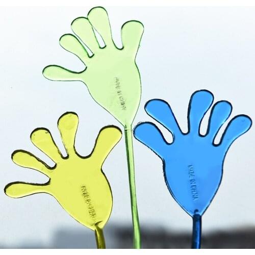 10pcs Children Toys Funny Sticky Palm Elastic Stretching Viscosity Prank Hands Birthday Party Favors Gift Activities Small Gifts