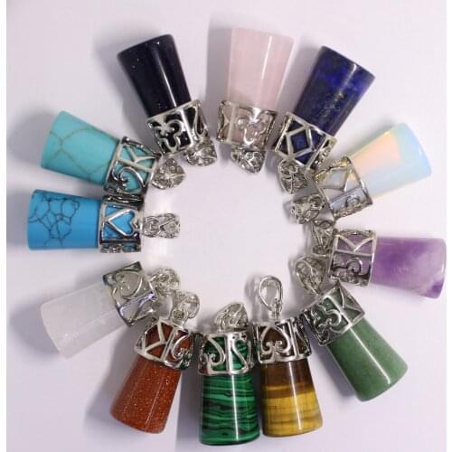 13*30mm hollow out pendant insert column gemstone ,jewelry pendant ,jewelry findings free shipping