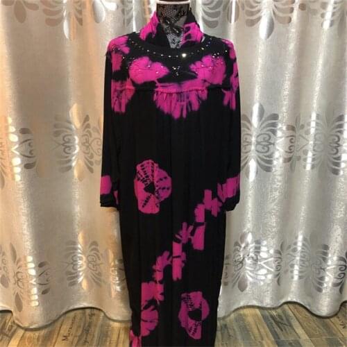 2XL 3XL Abaya Dubai Turkey Muslim Hijab Dress Islam Clothing Sequins Abayas For Women Full Length Robe Kaftan Vestidos Y1175