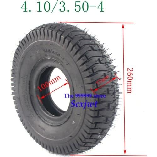 4.10/3.50-4 410/350-4 ATV Quad Go Kart 47cc 49cc Chunky 4.10-4 Tire inner tube Fit All Models 3.50-4 4"wheel