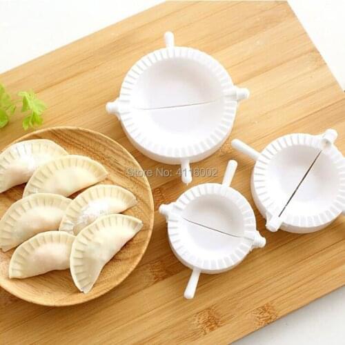 50 sets Press Ravioli Dough Pastry Pie Dumpling Maker Gyoza Empanada Mold Mould Tool 3 Size Easy Eco Friendly Dumpling Mould