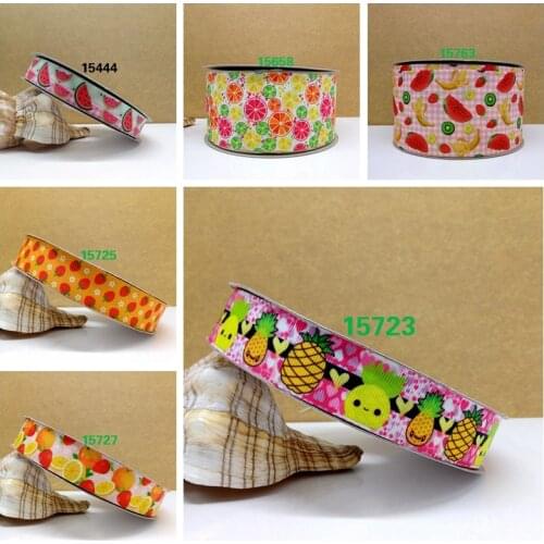 Free shipping 50 yard ombre printed grosgrain ribbon 15723