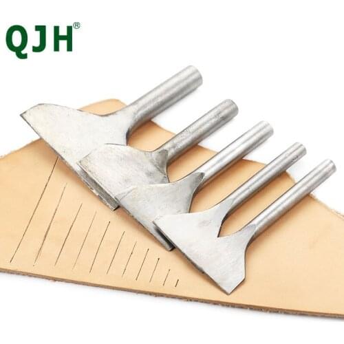 DIY Carving Cutting Leather Knife Spade Shucking Knives Punch Tools DIY Leather Belt Wallet Strap Cowhide Punches Set Tools