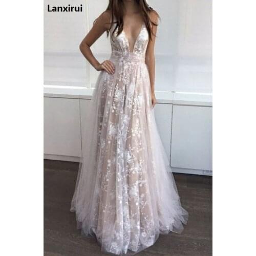 White Long Dress Party Dress Bridesmaid Wedding Chrismas Backless Deep V Collar Date Shine Dresses Vestidos De Fiesta