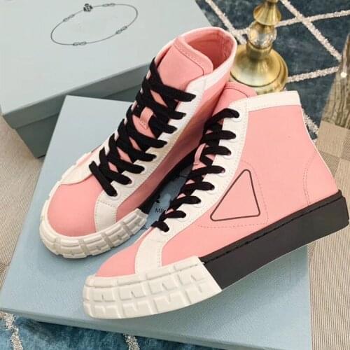 Wheel High Top Canvas Women Sneakers Brand Ladies Shoes Mixed Colors Zapatos De Mujer Fashion Female Shoes Geometric Zapatillas