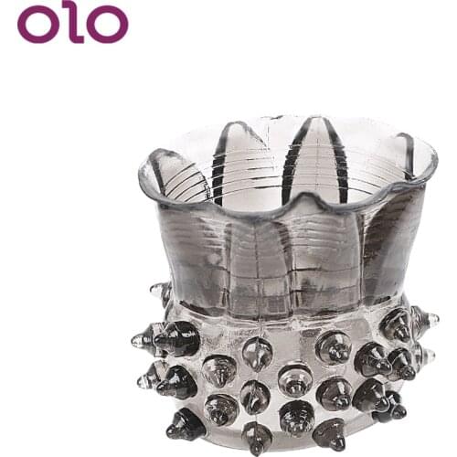 OLO Silicone Cock Ring Sex Toys for Men Male Penis Sleeve Adult Products Delay Ejaculation Clitoris Stimulation Penis Ring