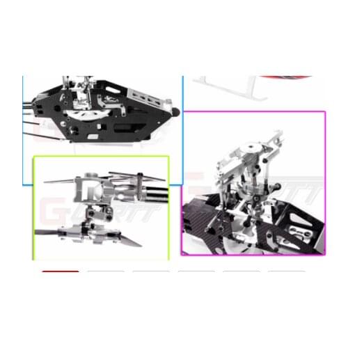 Gartt 450L Torque Tube 3D Carbon Fiber Frame Compatible Trex 450 L Helicopter