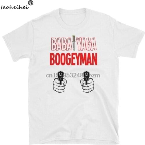 Mens John Wick T-Shirt Baba Yaga Shirt Boogeyman Tee Keanu Reeves TShirt Parabellum T-Shirt Chapter 3 Shirt