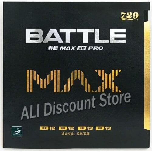 729 BATTLE MAX PRO Provincial Version New Table Tennis Rubber Ping Pong Sponge
