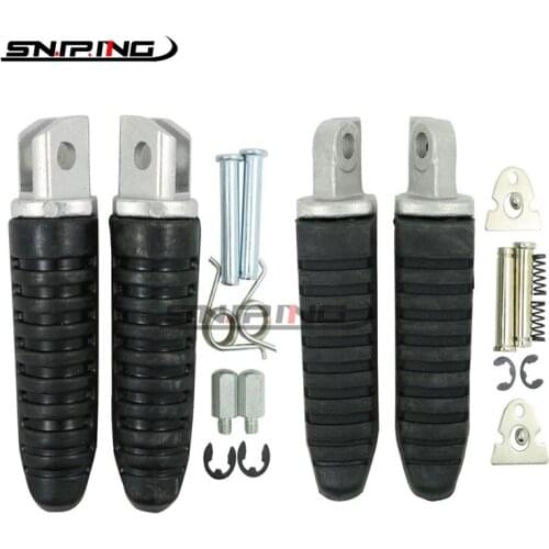 Motorcycle Front And Rear Footrest Foot Peg For Suzuki GSR400 600 750 GSX1300 SFV650 GSX1400 DL1000