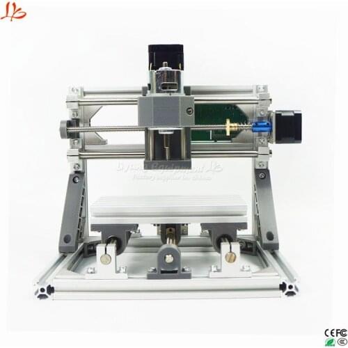Disassembled pack mini CNC 1610 PRO + 500mw laser Wood Carving machine diy mini cnc router with GRBL control L10002