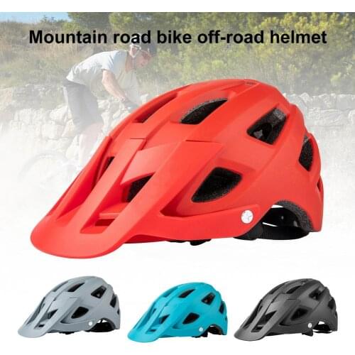 Ultralight Road MTB Bike Helmet, Bicycle Cycling Helme Bicycle Protective Breathable Adjustable EPS Solid Color Helmet for Bike