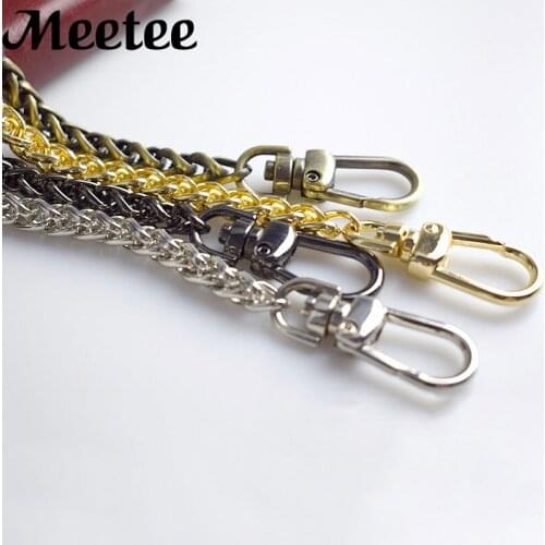 1pc Replacement Metal Chain Shoulder Bag Strap Women Handbag Purse Bag Accessories DIY Hardware Belts Bag Chains F7-29