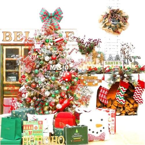 30Pcs Christmas Balls Colorful Painted Plating Pendant Glitter Festival Seasonal Ornaments Decoration