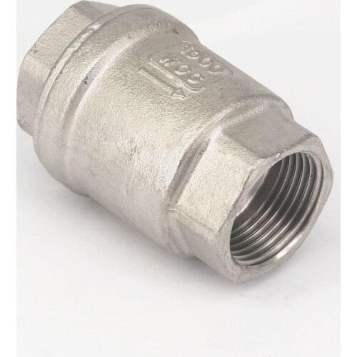 DN20 3/4" BSP Female Thread 304 Stainless Steel Inline Spring Valve Non-return One way Valve 229 PSI