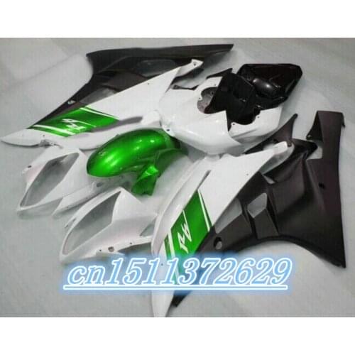 Dor-hot sales fairing kit for YZF R6 2006 2007 fairings set YZF-R6 06 07 for green white black D injection