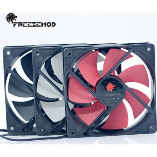 FREEZEMOD FAN-WD12 Radiator Fan Computer Water Cooling Industrial Instrument Fan Black Frame Colorless 12CM. FAN-WD12