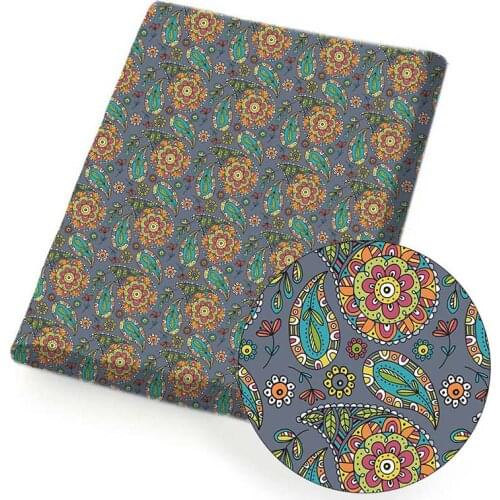 Printed Polyester Cotton Fabric Sheet Amoeba Cloth Fabrics Cartoon For DIY Craft Bag Sewing Home Textile Accessories 45*145cm/pc