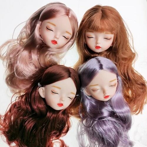 28cm Sleeping Eye BJD Doll Naked Baby Without Makeup Head Fat Body White Skin Close Eyes Dolls