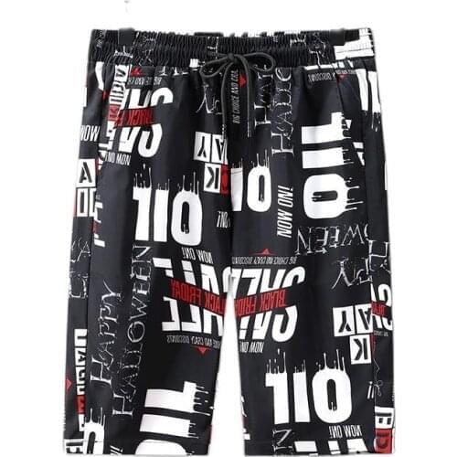 Summer men shorts letter print cool sports high street Camouflage shorts loose plus size 8XL 10XL 12XL oversize shorts 56 60 70