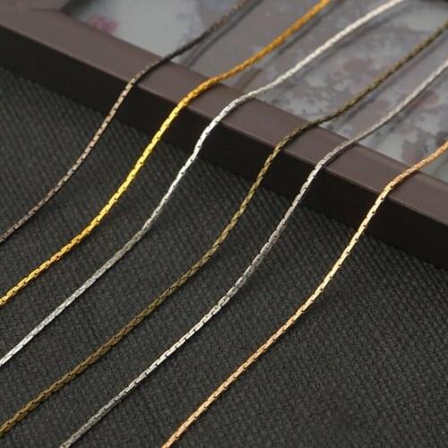 Copper Snake Bones Chain Gold Necklace DIY Production Ancient Style Dangling Ornament Hairpin Tassel Material Accessories