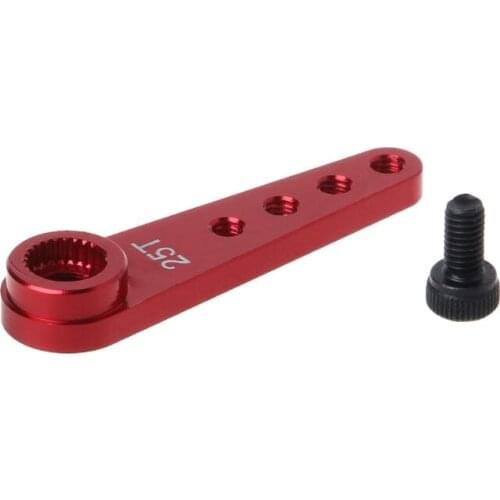 1PC 25T Metal Extension Steering Servo Arm Horn with Screw Set for RC Car Crawler Parts 634F