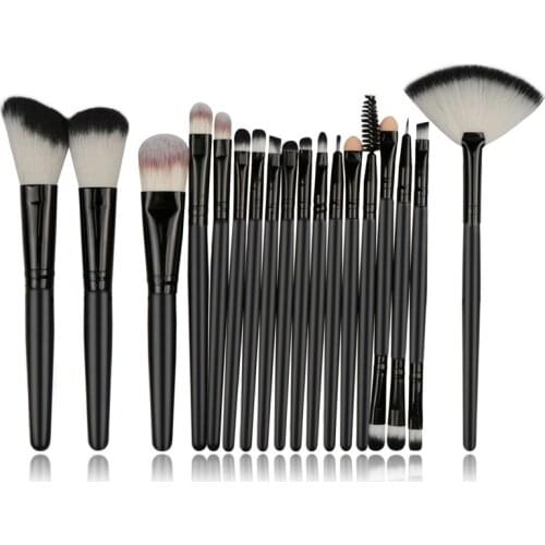 BANFI 18pcs Makeup Brushes Set Foundation Eyeshadow Eyeliner Lip Face Shadow Eyeliner Eye Brushes Cosmetics Powder Beauty Tools