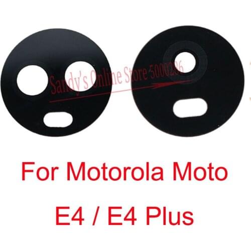 10 PCS New Rear Back Camera Glass Lens For Motorola Moto E4 / E4 Plus E4+ Back Big Camera Lens Glass Cover Replacement Parts