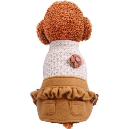 Dog Pets Clothing Winter Dog Dress Cat Doggy Puppy Clothes Chihuahua Pomeranian Yorkshire Terrier Poodle Bichon Schnauzer Coat