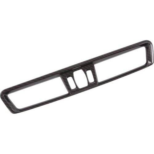 Applicable for 2018 BMW x2-abs black carbon fiber pattern air outlet middle decoration