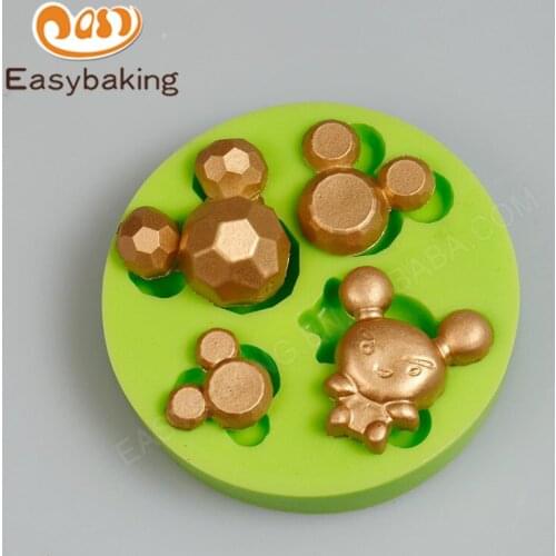 DIY Cute Cartoon Rabbit Theme Cake Molds Animal Silicone Mold Cake Decorating Tools Kitchen Accessories Mould FDA