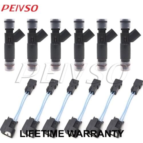 6x 53030778 53030778AB RL030778AB FJ682 fuel injector for JEEP CHEROKEE / GRAND CHEROKEE / WRANGLER 4.0L L6