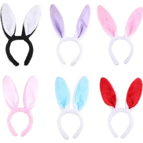Usexy Fancy Dress Costume Bunny Ear Hairband Easter Adult Cute And Comfortable Hairband Rabbit Ear Headband Hair Accessories