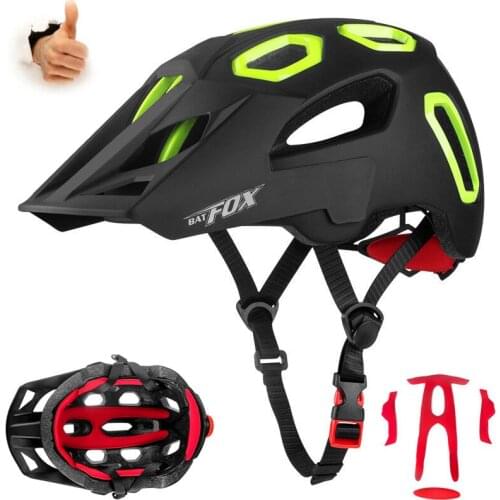 BATFOX new Bike Cycling Helmet TRAIL XC Bicycle Helmets MTB Bike Helmets Safety Cap Road Bike Helmet ultralight Road Bike Helmet