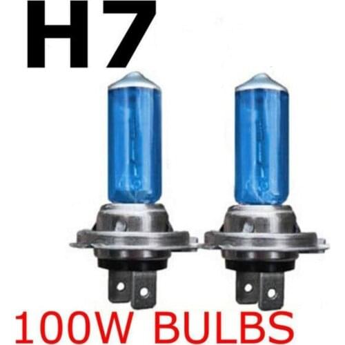 1pcs Low Beam Mini Fashion White Fog H7 6000k Xenon Gas Halogen Headlight Car Light 100w 12v