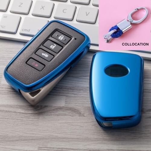2019 New Soft TPU Key Cover Case For Lexus NX GS RX IS ES GX LX RC 200 250 350 LS 450H 300H Car Styling Key Protection keychain