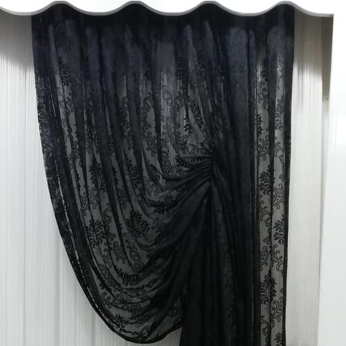 ARICA Knitted Gauze Backdrop Curtain