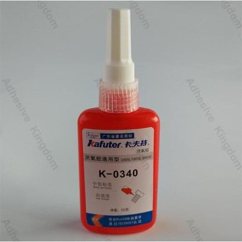 Hot sale kafuter K-0340 50g anaerobic hypoxia glue quick-drying screws adhesive