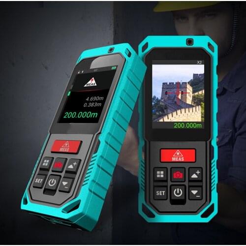 200m Digital Laser Rangefinder Distance Meter Bluetooth With APP For Indoor Outdoor