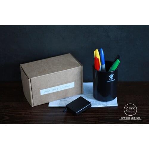 Color Pen Prediction - Plastic Pen Holder Magicians Stage Illusions Magic Tricks Gimmick Accessory Mentalism Color Predict Magia