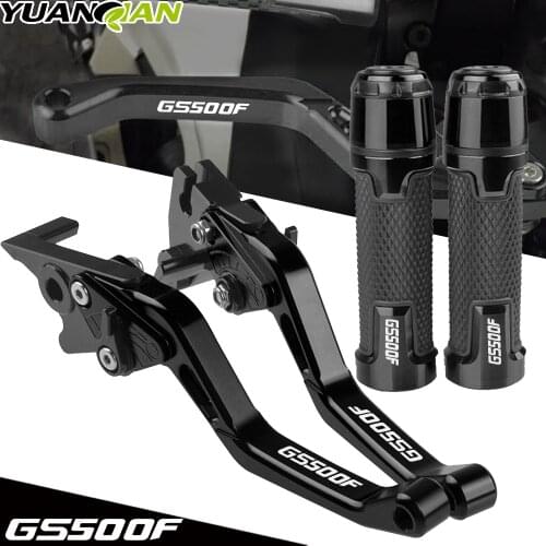 For SUZUKI GS500F GS 500F GS500 F 2004-2009 05 Motorcycle Adjustable Clutch Accessories CNC Aluminum Brake Clutch Levers handle